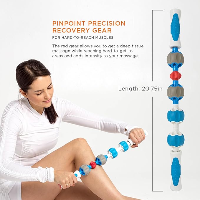 ProStretch Pro Roller Massage Stick, Soothing Deep Tissue Recovery for Muscle Soreness, Physical Therapy, and Myofascial Release