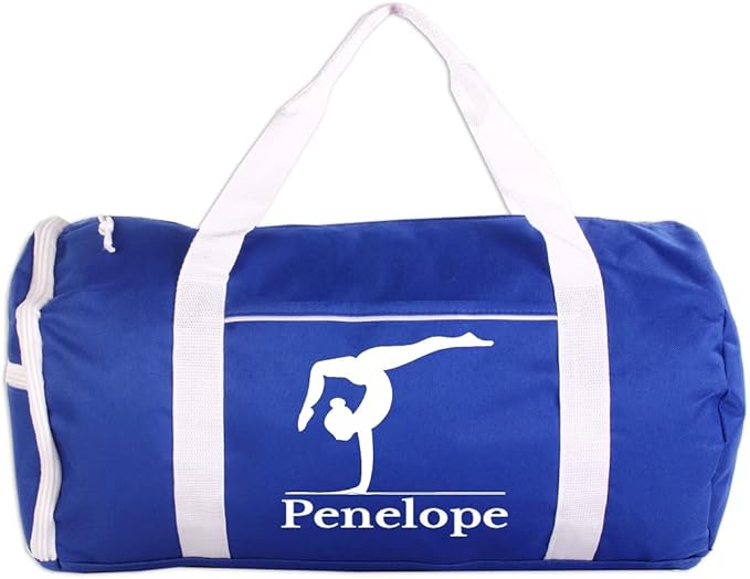 Personalized Sport/Gym Roll Duffel Bag - Gymnastics