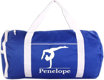 Personalized Sport/Gym Roll Duffel Bag - Gymnastics