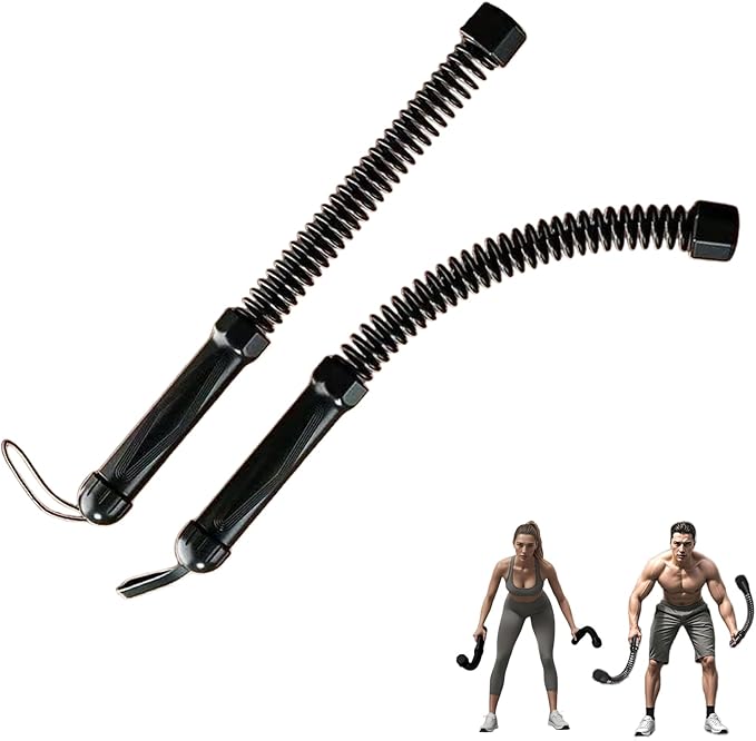 Portable Workout Resistance Training Tool | Space-Saving Home Fitness Equipment For Light Exercise, Daily Movement & Low-Impact Training For Men & Women Working Out.(Black 2pcs)