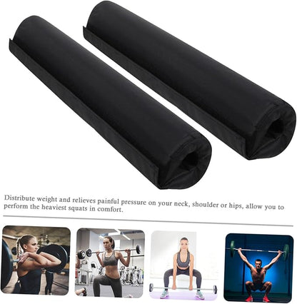 2pcs Barbell Pad Set Squat Protector Lifting Pad for Neck Hip Thrust Gym