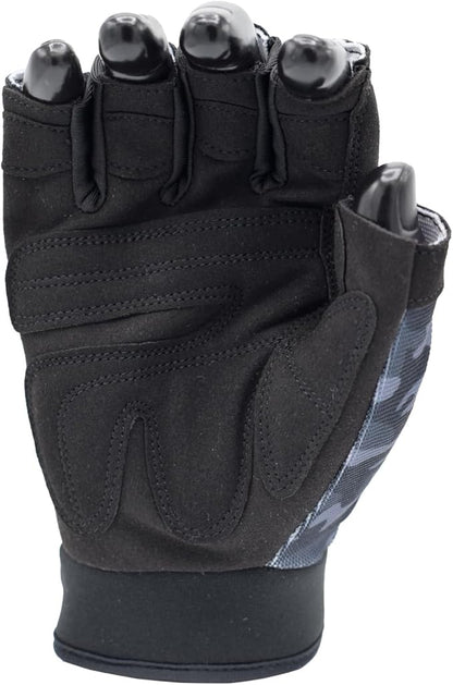 MRX Weightlifting Gloves for Men Workout Gloves Mens Wrist Support Lifting Gloves Male Gym Gloves | Workout Gym Accessories for Men Weight Lifting Fingerless Gym Exercise for Powerlifting