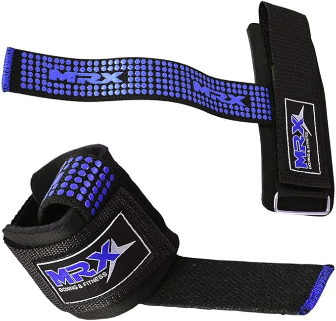 MRX Lifting Strap for Weightlifting Deadlift Straps for Powerlifting with Wrist Wrap Support for Strength Training Bodybuilding Wrist Straps for Weight Lifting|