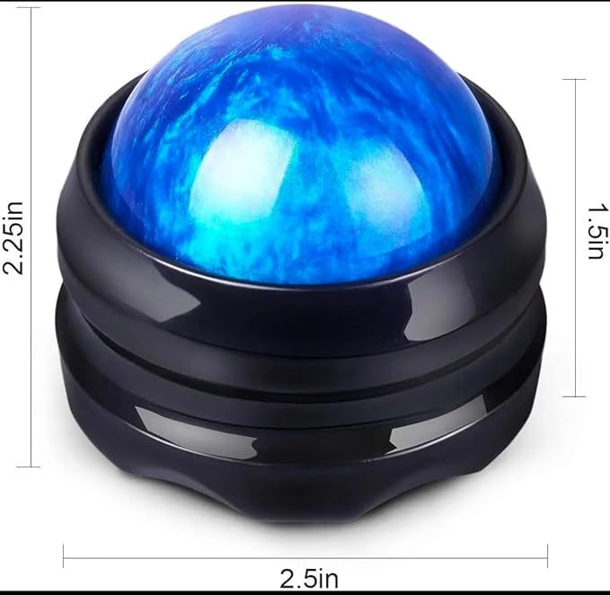 Versatile Massage Tools: Revolving Massage Ball with Cooling Effect, Ideal for Post-Workout Therapy, Resin Massage Roller with 360-Degree Mobility, Easy Maintenance, Relieves Muscle Aches