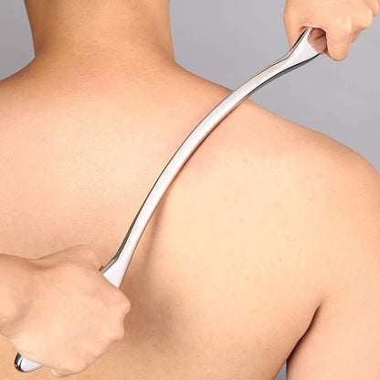 STICKON Stainless Steel Gua Sha Scraping Massage Tool IASTM Tools Great Soft Tissue Mobilization Tool (E Shape)