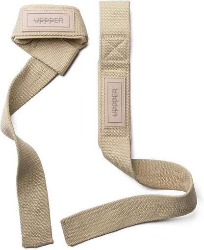UPPPER Lifting Straps for Weightlifting – 22" Cotton Wrist Straps with Neoprene Padding for Deadlifts, Pullups, Gym Workouts – For Men & Women | Premium Fitness Gear
