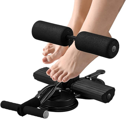 Sit-Up Device, Adjustable Height Suction Cup Abs Exercise Trainer, 325KG Multifunctional Core Training Equipment for Home, Office, and Gym Workouts, Comfortable Training Supplies