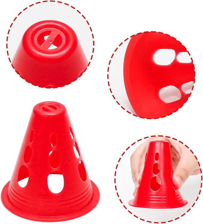 Mini Traffic Cones, Agility Training Cones Plastic Marker Cones, Small Practice Cones