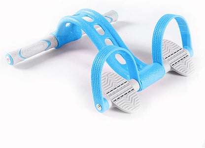 Pedal Resistance Band, Multifunction Tension Rope Workout Equipment, Sit-up Exercise at Home Gym Natural Latex Tension Rope Fitness Equipment, for Abdomen/Arm/Leg Stretching Slimming Training