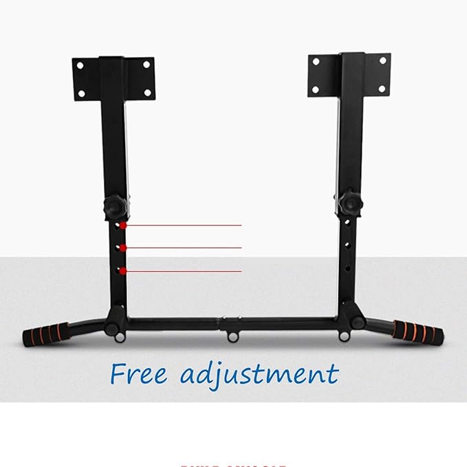 Wall-Mounted Pull-Up Bar, Home Fitness Equipment, Comfortable Grip, Wall-Mounted Pull-Up Trainer, Load-Bearing 300Kg,White