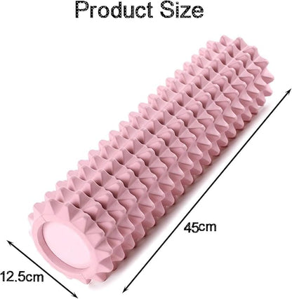 Wave Textured Massage Back Roller,High Density Fitness Exercise Foam Roller for Deep Tissue Muscle Massage,for Whole Body(Color2)