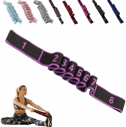 Fitness Resistance Bands with Handles, Fitness Resistance Band for Stretching and Yoga, Fashion Puller Exercise, Adjustable Bands for Full Body Stretching Shaping