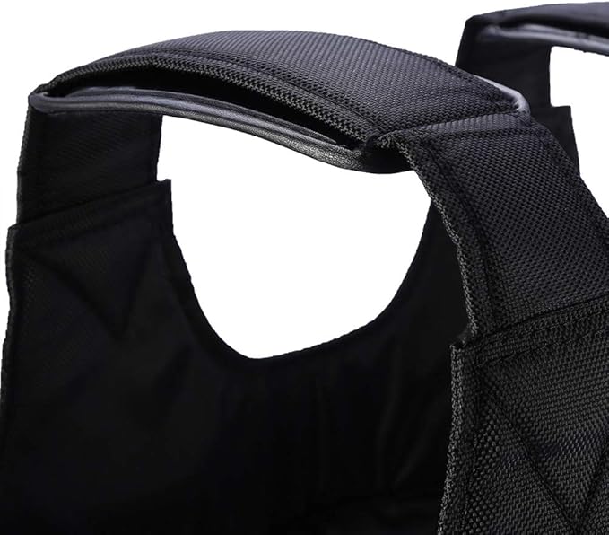 20kg Weighted Vest, Adjustable Bodybuilding Weight Vest with Removable Sandbags Fitness Training Gym Heavy Body Exercise for Weight Training Exercise