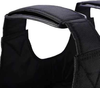 20kg Weighted Vest, Adjustable Bodybuilding Weight Vest with Removable Sandbags Fitness Training Gym Heavy Body Exercise for Weight Training Exercise
