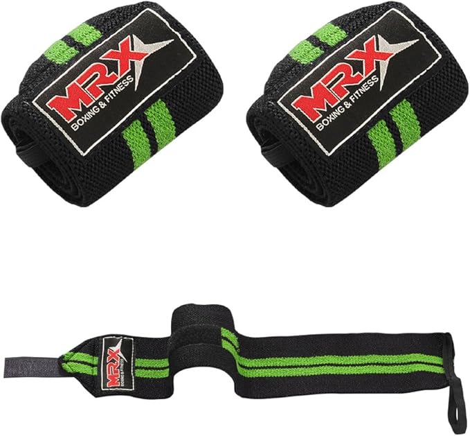 MRX Weight Lifting Gym Training Wrist Wraps for Wrist Support Bodybuilding Workout Wrap Men/Women