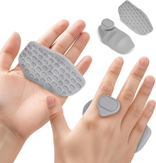 HUAFA Anti-Slip Workout Grips, Gym Grips Weight Lifting Grips Pads, Ergonomics Weight Lifting Gloves for Men Women Deadlift, Fitness Training and Exercise, Gym Grips Pads for Palm Protection