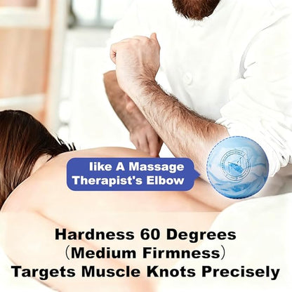 Massage Lacrosse Balls for Myofascial Release, SGS Certification, Massage Deep Tissue for Back and Shoulder, Trigger Point Therapy, Muscle Knots, Relieving Muscle Pain