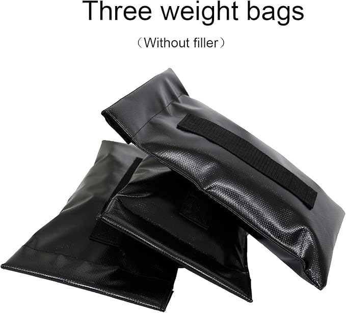 TEQIN Weight Sled Trainer Adjustable,Portable Carrying Resistance Sleds with 3 Weight Sandbags,Hold up to 30 Pounds,360°Sandbag Sled Trainer for Indoor Outdoor Sprinter Speed Training