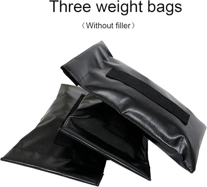 TEQIN Weight Sled Trainer Adjustable,Portable Carrying Resistance Sleds with 3 Weight Sandbags,Hold up to 30 Pounds,360°Sandbag Sled Trainer for Indoor Outdoor Sprinter Speed Training