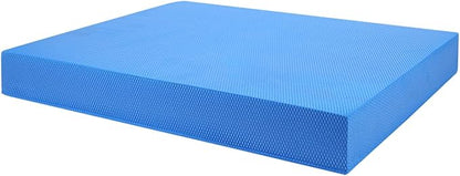 Balance Pad, Foam Mat Soft Yoga Balance Cushion Pad Training Padded Waist Abdomen Exercise Foam Balance Pad Fitness Mat Equipment (Blue)