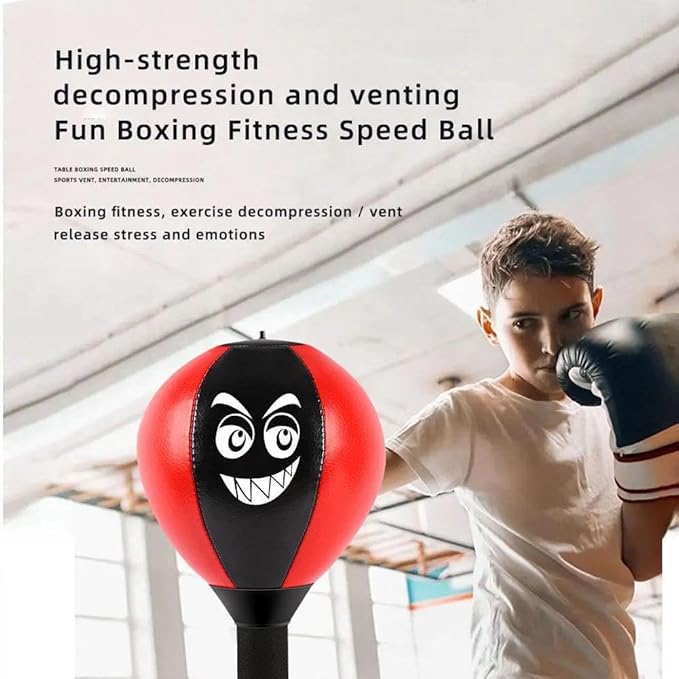 Rage Bag,Desktop Punching Bag Stress Relief for All Ages,2026 Strong Suction Cup Desk Boxing Punch Ball,Table Boxing Speed Ball for Home Office Table Counters,for Christmas, Winter