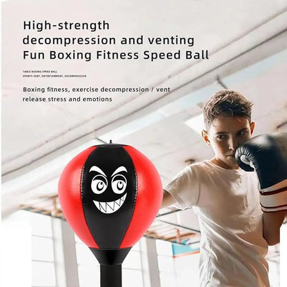 Rage Bag,Desktop Punching Bag Stress Relief for All Ages,2026 Strong Suction Cup Desk Boxing Punch Ball,Table Boxing Speed Ball for Home Office Table Counters,for Christmas, Winter