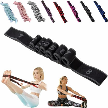 Fitness Resistance Bands with Handles, Fitness Resistance Band for Stretching and Yoga, Fashion Puller Exercise, Adjustable Bands for Full Body Stretching Shaping