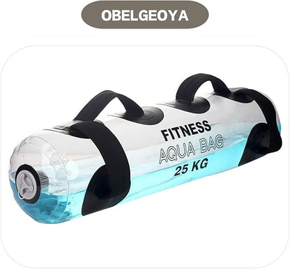 Aqua Dumbbell Bag Water Weights 30-55 lbs – Adjustable Water Weight Training Bag for Core Strength, Balance, Stability, Functional Fitness, Home Gym & Full Body Workout, Cross Training, HIIT