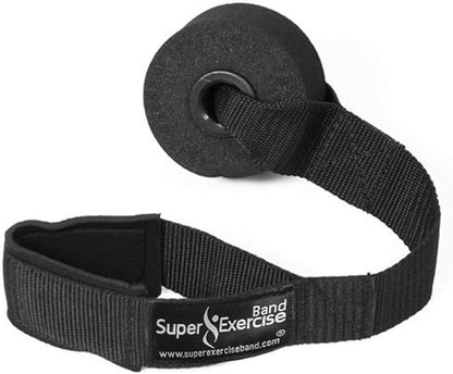 USA Heavy Duty 15" Long Door Anchor Attachment. Thick Anchor Wheel to Protect Door and Neoprene Padded Loop to Protect Resistance Bands. Plus an Exclusive iPhone App and E-Book.