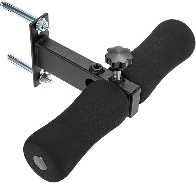 QWORK Wall Mounted Sit-Up Exercise Bar, Sit-ups Foot Holder, Steel Sit-Up Assistant for Abdominal Core Workout