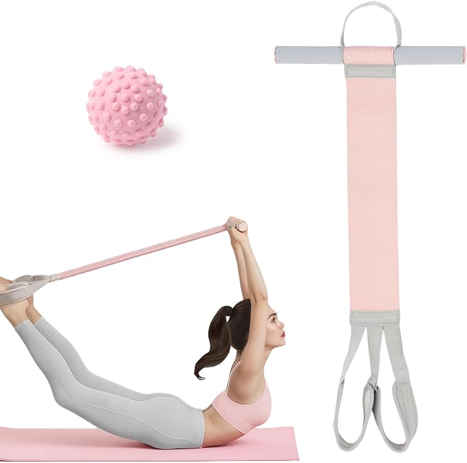 Resistance Bands with Handles,Yoga Pedal Workout Bands,Multifunction Pull Up Bands Sit-up Workout Equipment Home Gym for Arm/Abdomen/Waist/Leg Stretching Slimming Training