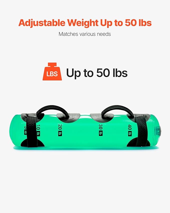 Fitness Water Weight Aqua Bag Training Water Bag Portable Stability Workout