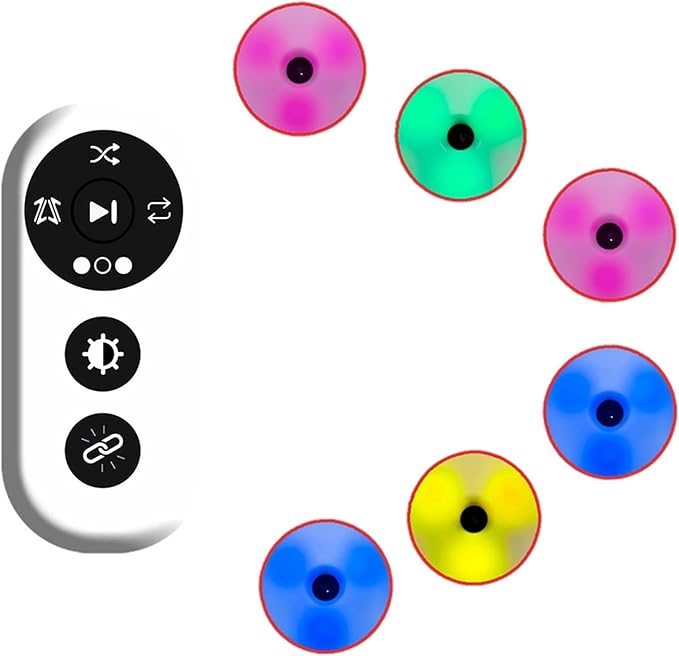 Reaction Training Light, Agile Reaction Training Kit with Remote Control, 4 Training Modes, 4 Light Colors, Improve Balance/Reaction/Agility/Speed/Cognition, for Physical Training