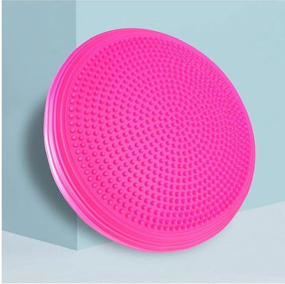 1pc Inflatable Half Sphere Yoga Balls, Massage Ball Trainer Balancing Ball for Yoga Pilates Fitness Labour 33cm