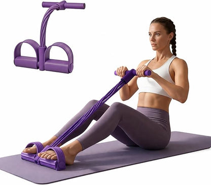 Resistance Bands with Handles, 6 Tube Pedal Exercise Bands for Home Workout, Adjustable Resistance Bands for Arms Legs & Core Training