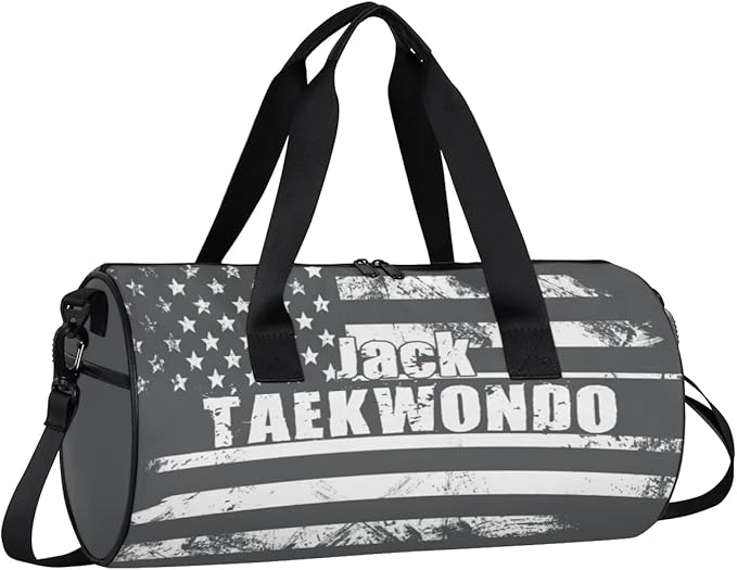 Personalized-Martial-Arts-Gear-Bag for Karate Teakwondo, Custom Jiujitsu Bag for Boys, Karate Teakwondo Bag for Gear Waterproof Lightweight Large USA