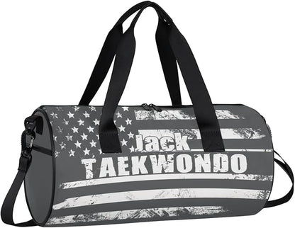 Personalized-Martial-Arts-Gear-Bag for Karate Teakwondo, Custom Jiujitsu Bag for Boys, Karate Teakwondo Bag for Gear Waterproof Lightweight Large USA