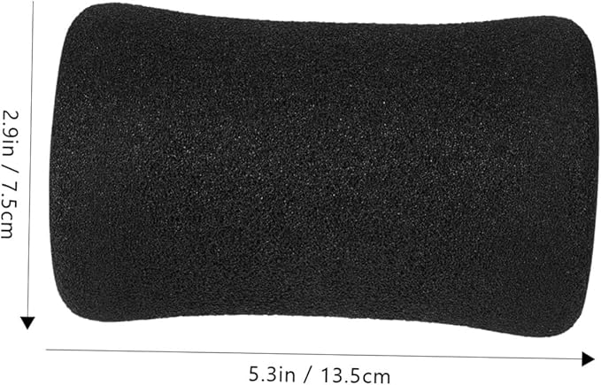 SUPVOX Gym Replacement Parts Foam Pads for Leg Extension Machine Comfortable Cushion Covers for Exercise Equipment Support Sleeves 5.31X2.95X2.95In