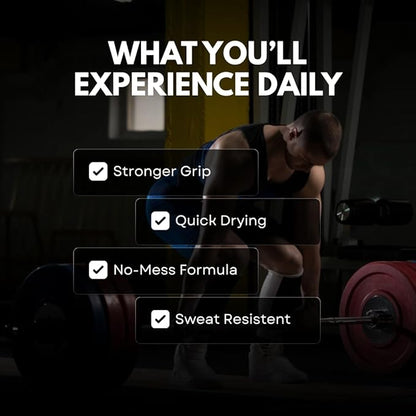 Demigrip Liquid Gym Chalk | for Workout, Calisthenics, Lifting Barbell Rod | Helps Hand Grip Strength | 100+ uses (80 ml)