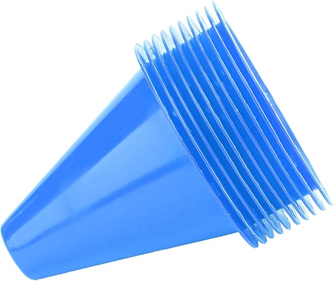 10-Pack Football Training Cones, Bracket Accessories, Obstacle Marking Set