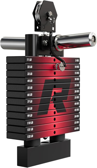 RitFit M1 Pro Smith Machine with Cable Crossover System, Multi-Function Squat Rack Power Cage for Home Gym, Power Rack and Packages