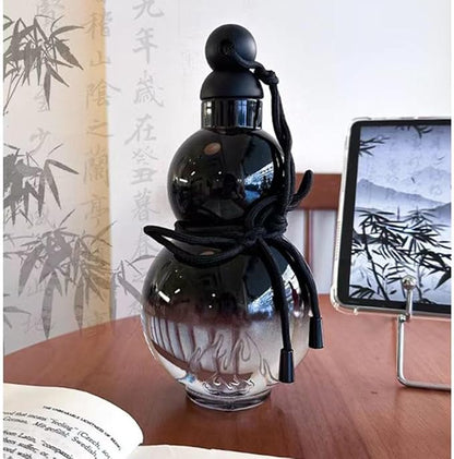 Gourd Water Bottle, 930 ml Sports Travel for Gym, Style Bottle,Gourd Drinking Cup Jug Portable Large Capacity Durable（Round headed version）.