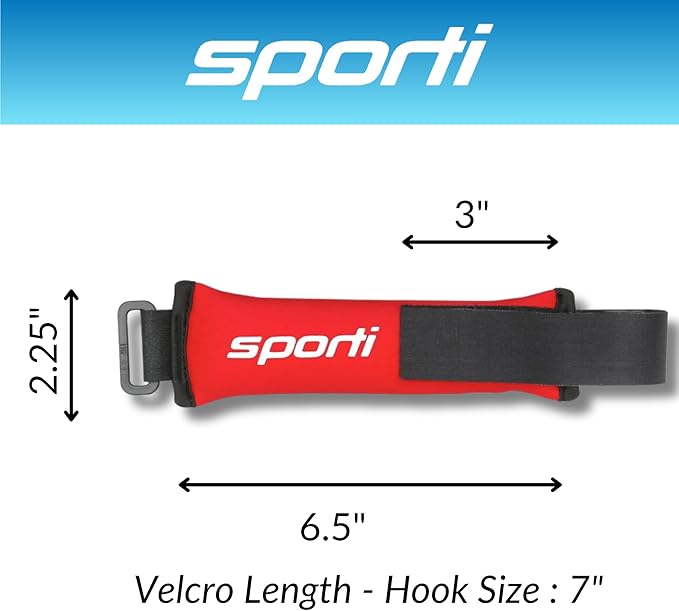 Sporti Fitness Wrist Weights - Water Weights for Aqua Belt Pool Exercise, Comfortable Fit