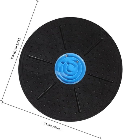 VALICLUD Balance Board Wobble Board Step with Maze Design Blue for Home Workouts Core Strength Training Pilates Yoga Balance Exercise