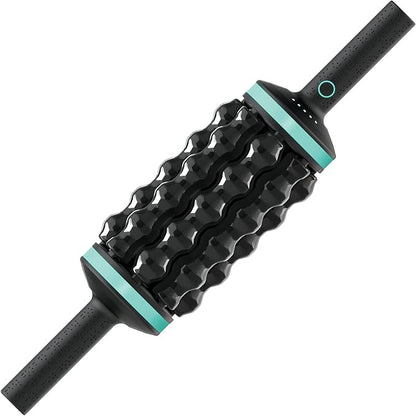 Chirp RPM Rolling Percussive Massager – Deep Tissue Muscle Massager and Back Roller with Hands-Free Base, Rechargeable Leg Massager Roller, 5-Speed Massage Roller Stick for Legs, Foot & Calf Massager