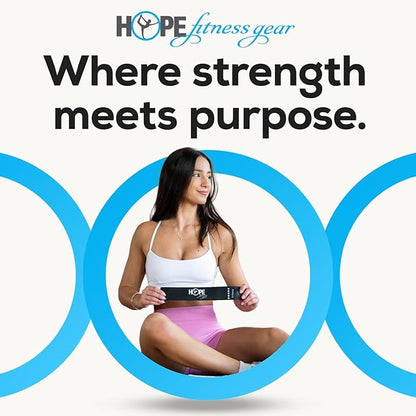Hope Fitness Resistance Tube and Bands Full Set – Heavy-Duty Strength & Resistance Training Kit for Arms, Legs, Glutes & Full-Body Workouts, Home Gym, Travel, Pull Up Assist & Muscle Building