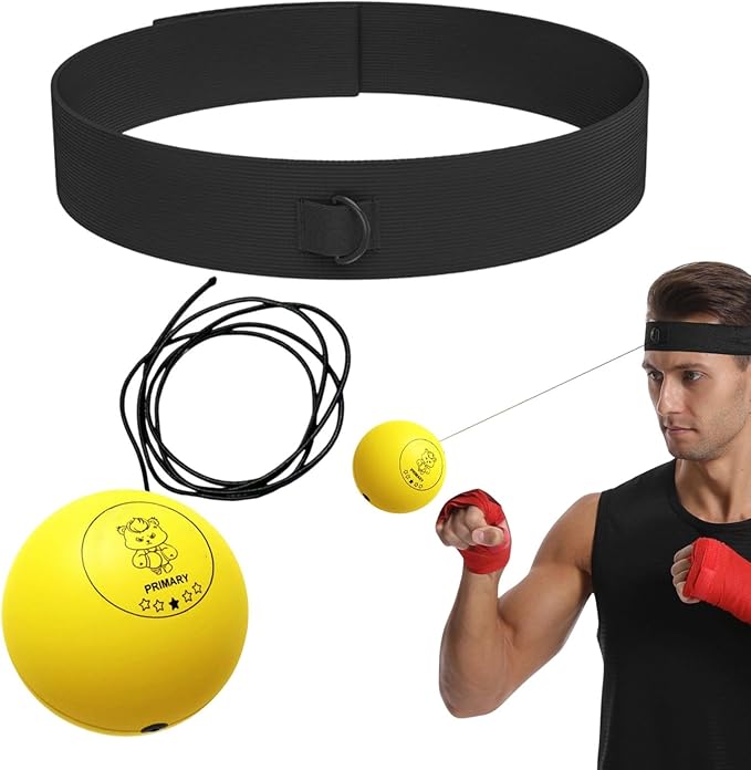 Boxing Reflex Ball Set, Boxing Head Ball for Punch Speed, Boxer Training Tool, Beginners Punching Reflex Ball for Punch Speed