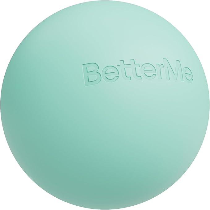 BetterMe Soft Pilates Ball – 8 Inch Mini Exercise Ball for Pilates, Yoga & Core Training – Small Stability Ball for Women – Portable Workout Tool