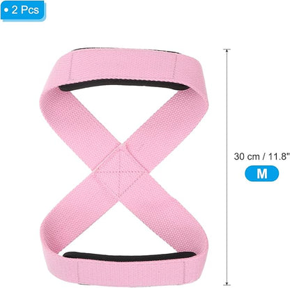 PATIKIL Figure Lifting Strap, Weightlifting Wrist Wraps Dead Lift Padded Grips for Fitness Power Strength Training