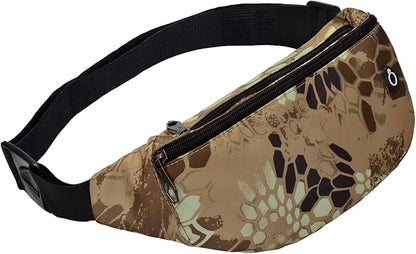 Fanny Pack for Men Women, Waterproof Sports Waist Bag Pack, Belt Bag for Travel Hiking Running
